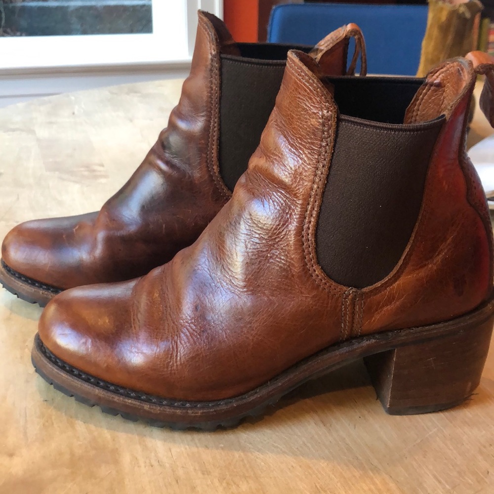 Frey Leather Booties